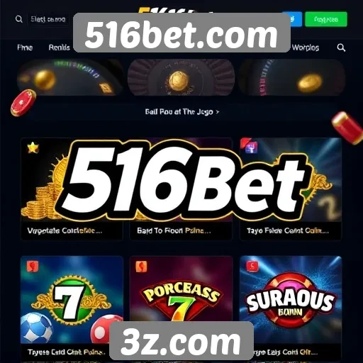 Principais jogos disponíveis em 516bet